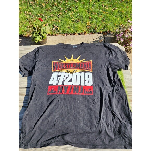 Wrestlemania 35 T-Shirt 3XL XXXL 4-7-2019 New York New Jersey NY/NJ WWE NWOT - Picture 12 of 13